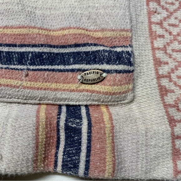 Pacific Republic Hoodie Women’s Medium Southwest Canvas Pullover Multicolor Boho - Picture 5 of 10